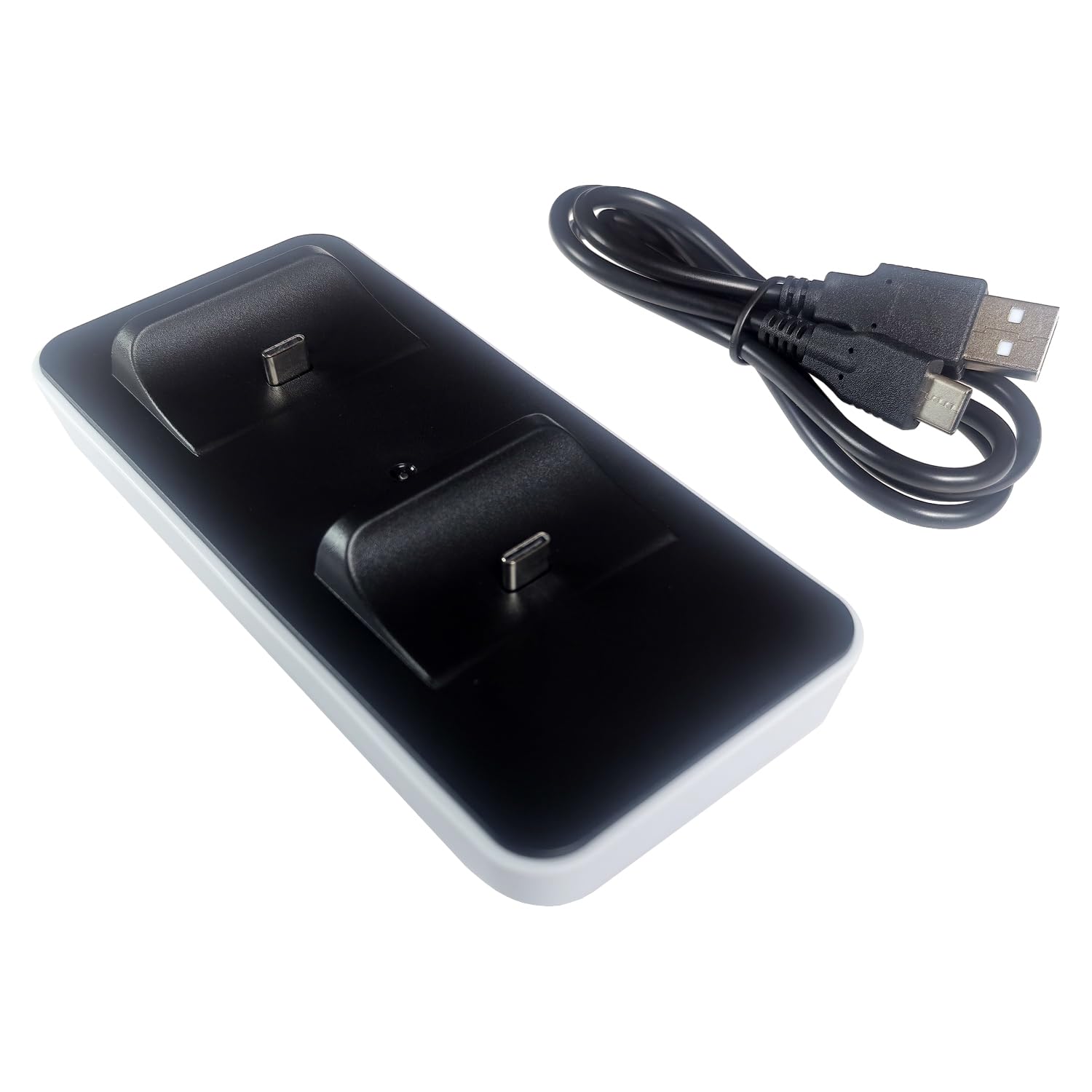 PS5 Controller Dual Charging Dock Station with USB Charging Cable Compatible Replacemen for PlayStation 5 PS5 PS5 Slim