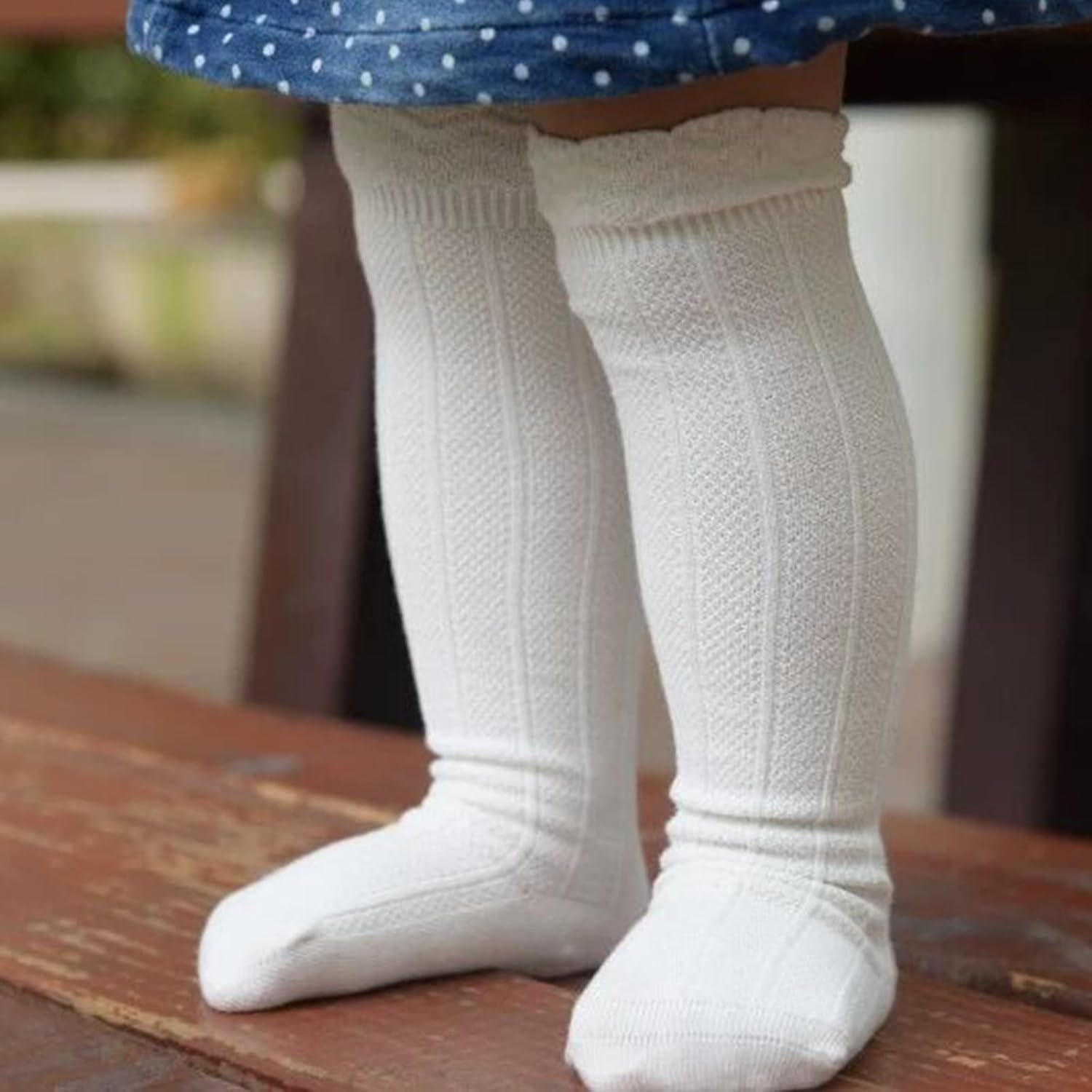 BQUBO Baby Knee High Socks Newborn Infant Toddler Kids Socks Girls Uniform Leggings Dress Sock Long Cotton Stockings - Image 2