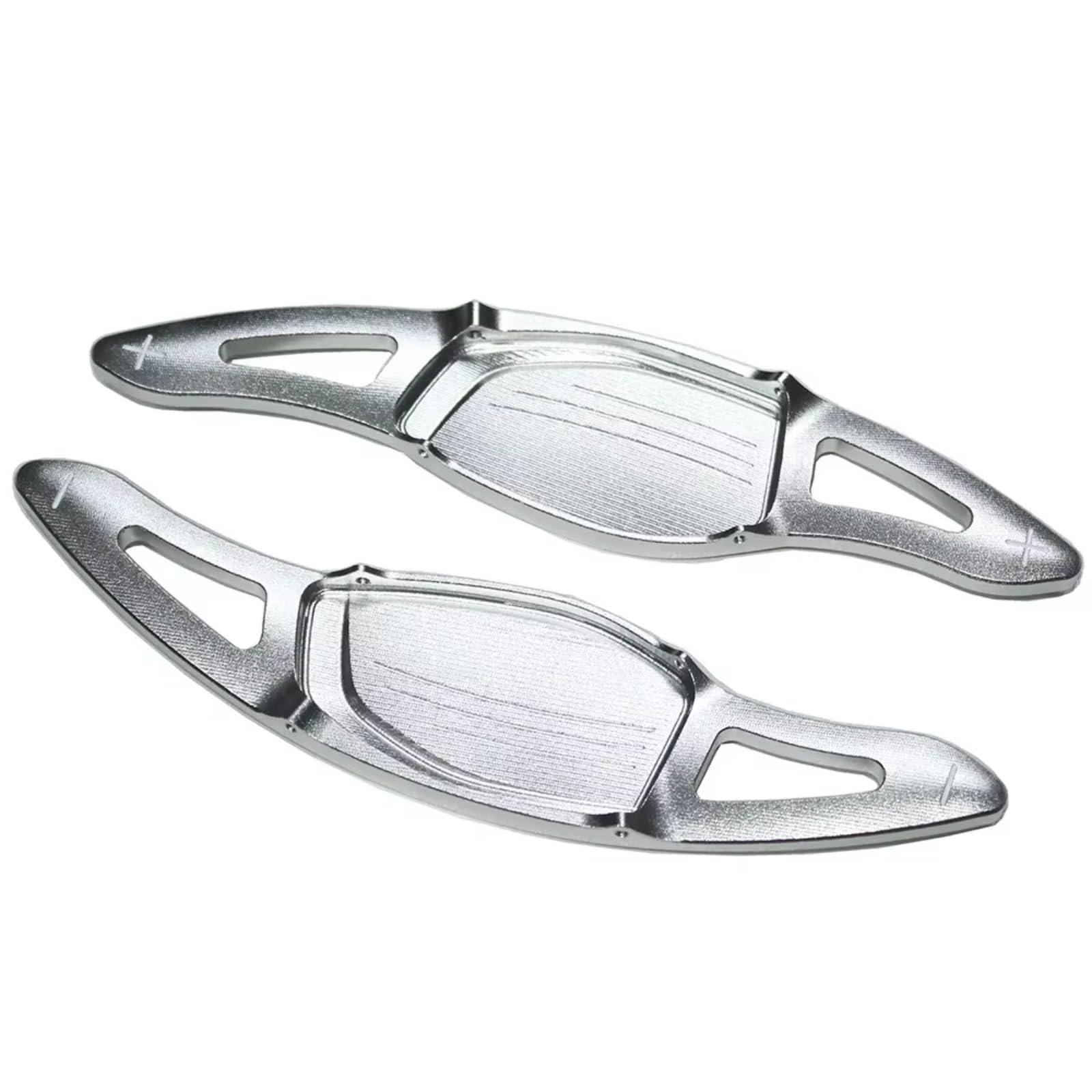 Ztguioq Silver Paddle Shifter Extensions Compatible With R8 2016 2017 2018 For Rs3 For Rs5 2017 2018 Car Steering Wheel Shifter Gear Shift Paddle Extension(Silver)