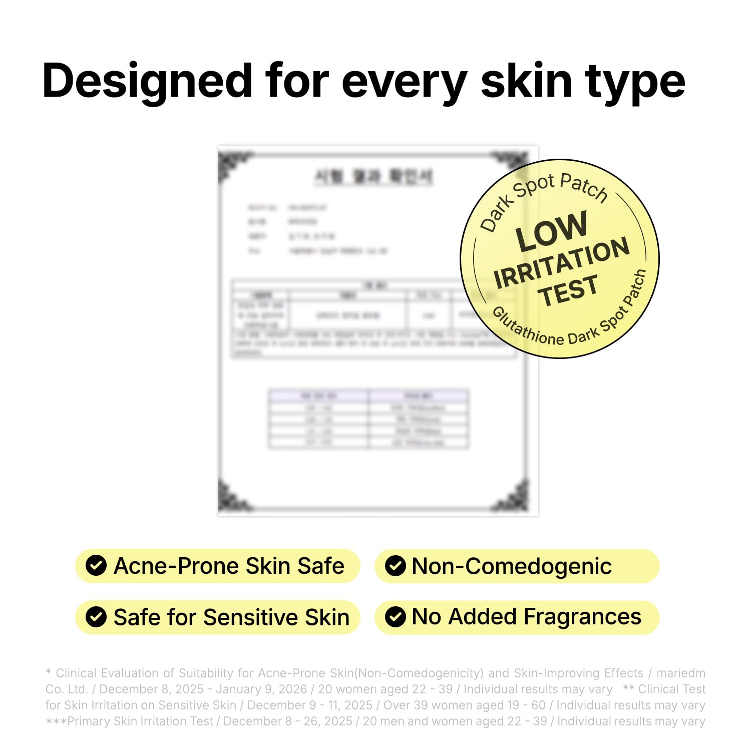 MANYO Glutathione 7 Dark Spot Serum Patches, 30 Count
