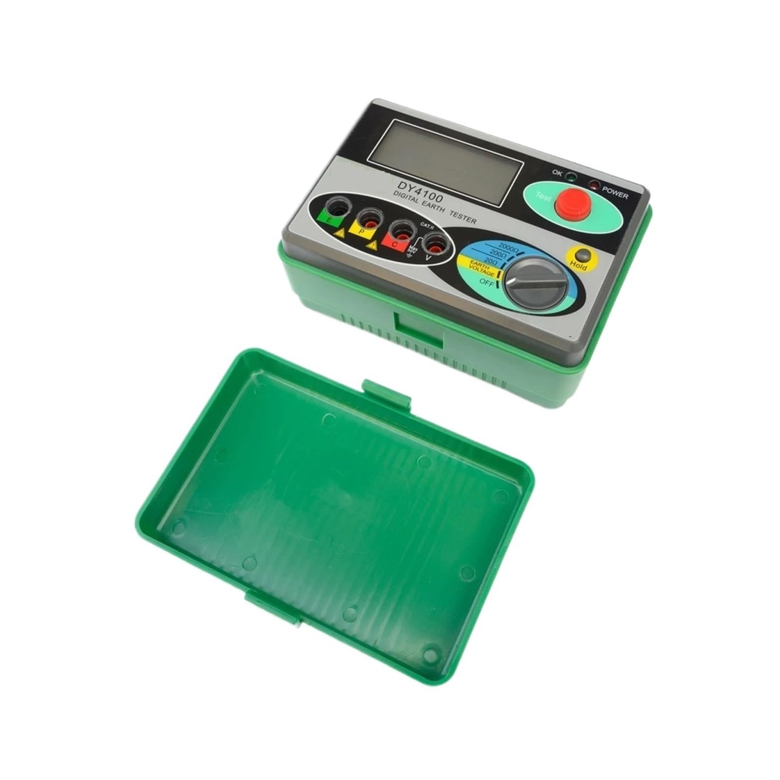 DY4100 Cyfrowy miernik rezystancji uziemienia Megaomomierz 0-2000 Ohm Instrumenty Inspekcyjne Elektryk Tester rezystancji