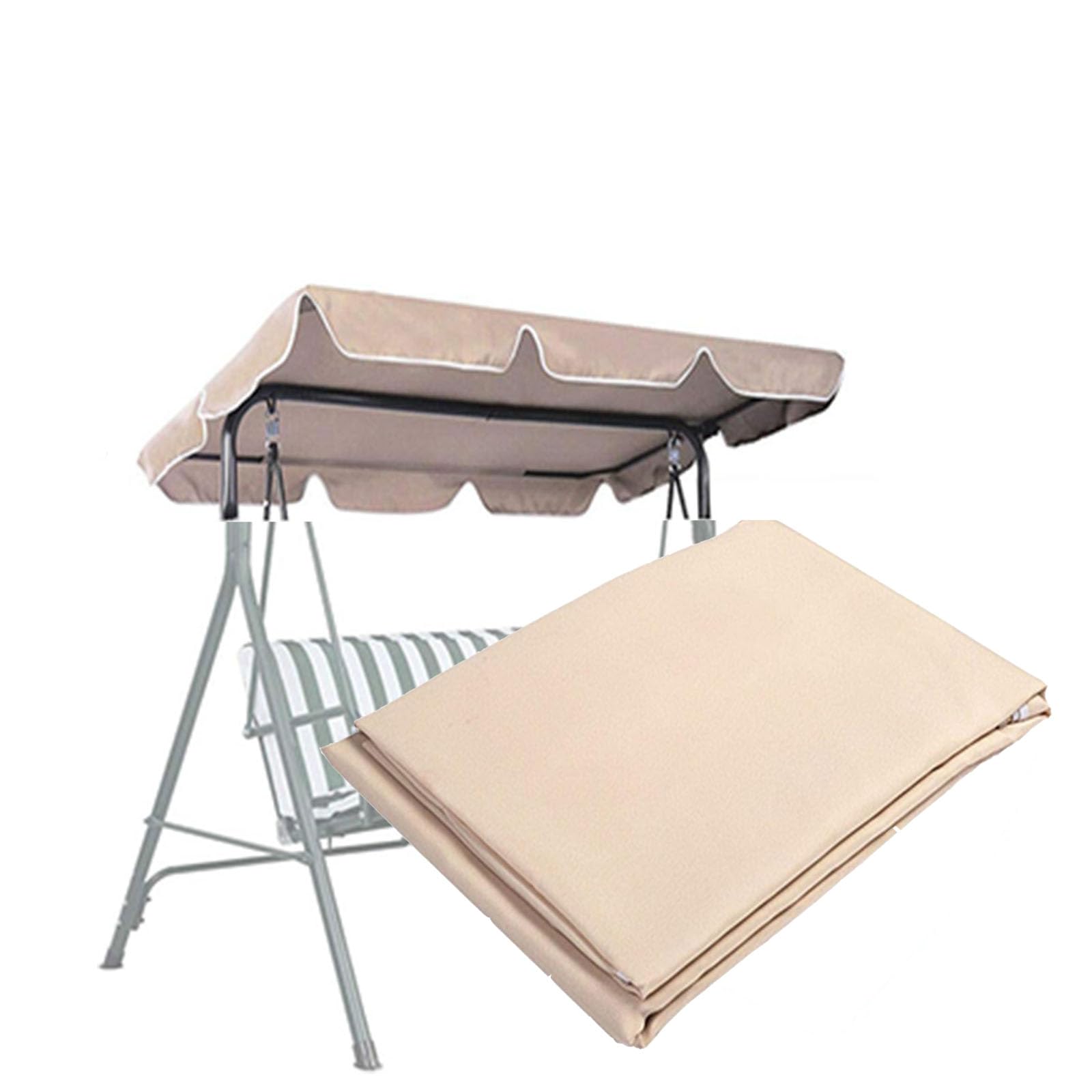 Housse de rechange imperméable et résistante aux UV pour hamacs d'extérieur et balancelle – Ajustement universel, durable, résistant aux intempéries, idéale pour terrasse, jardin, cour
