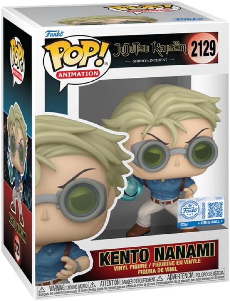 Funko Kento Nanami Shibuya Incident Exclusive 2129 Pop Vinyl Figure Bundled with Pop Protector