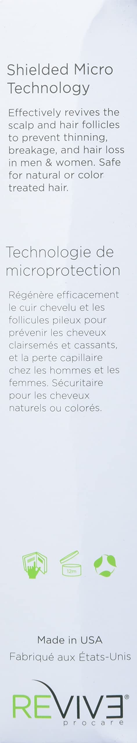 REVIV3 Procare 30 Day Trial Kit - 3-Part System for Fine and Thinning Hair - Sulfate and Paraben Free - Leave-In Hair Treatment Shampoo and Conditioner - Thinning Hair Treatment for Men and Women