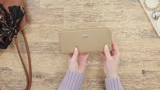 Amazon.com: Lacoste Women's Large Zip Wallet, Pink Madras Amazon.com: Lacoste Women's Large Zip Wallet, Pink Madras