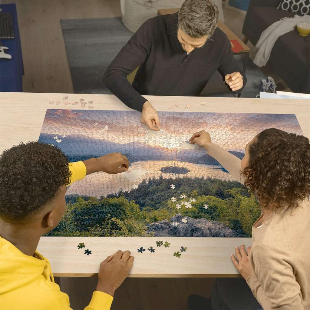 Ravensburger - Puzzle Adulte - Puzzle 3000 pièces - Lac de Bled, Slovénie - Adultes et Enfants à partir de 14 Ans - Puzzle de qualité supérieure fabriqué en Europe - Évasion - 17445