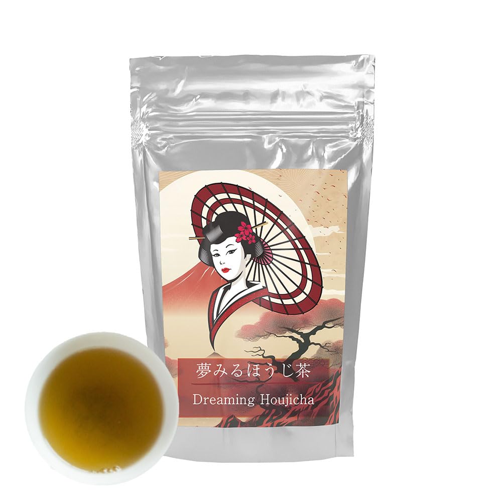 1kg Houjicha Hojicha Roasted Yame Green Tea Loose Leaves Made in Japan Zen Relax Mukoh Matcha