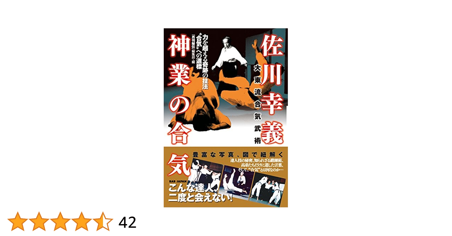 大東流合気武術 佐川幸義 神業の合気 力を超える奇跡の技法“合気"への道標 大東流合気武術 佐川幸義 神業の合気 力を超える奇跡の技法“合気
