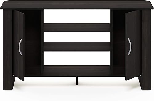 Miniatura 7 de Furinno Econ - Centro de entretenimiento con soporte para TV color espresso