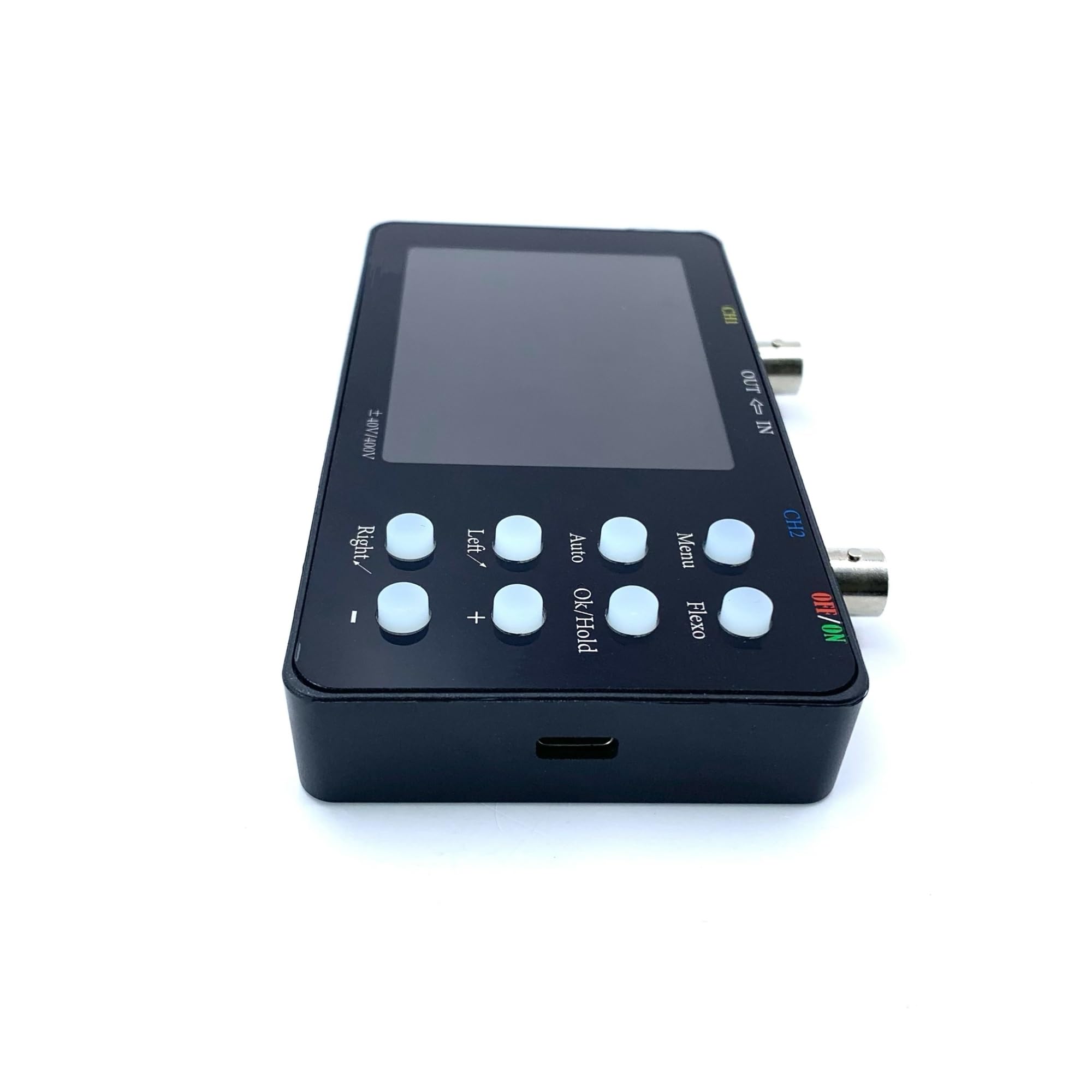 Osciloscopio digital, Osciloscopio Digital de 2 canales, tasa muestreo 50M, ancho banda analógico 10Mhz, patrones Lissajous, medición forma onda corriente 6A(SET 3)