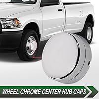 Vista 3 de VRracing - Juego de 2 tapas centrales de rueda compatibles con Dodge Ram 3500 2003-2017 de 1 tonelada de doble rueda cromada