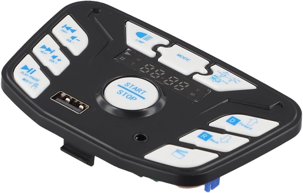 Childrens Electric Car Central Control Switch Music Player Module For Ride On Car 24V 12V Forward Reverse Replacement Part(JR1927M-Z 24V blue)