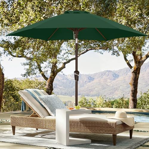 Image of ABCCANOPY 7.5FT Patio Umbrella Outdoor 6 RibsTable Umbrella(Green)