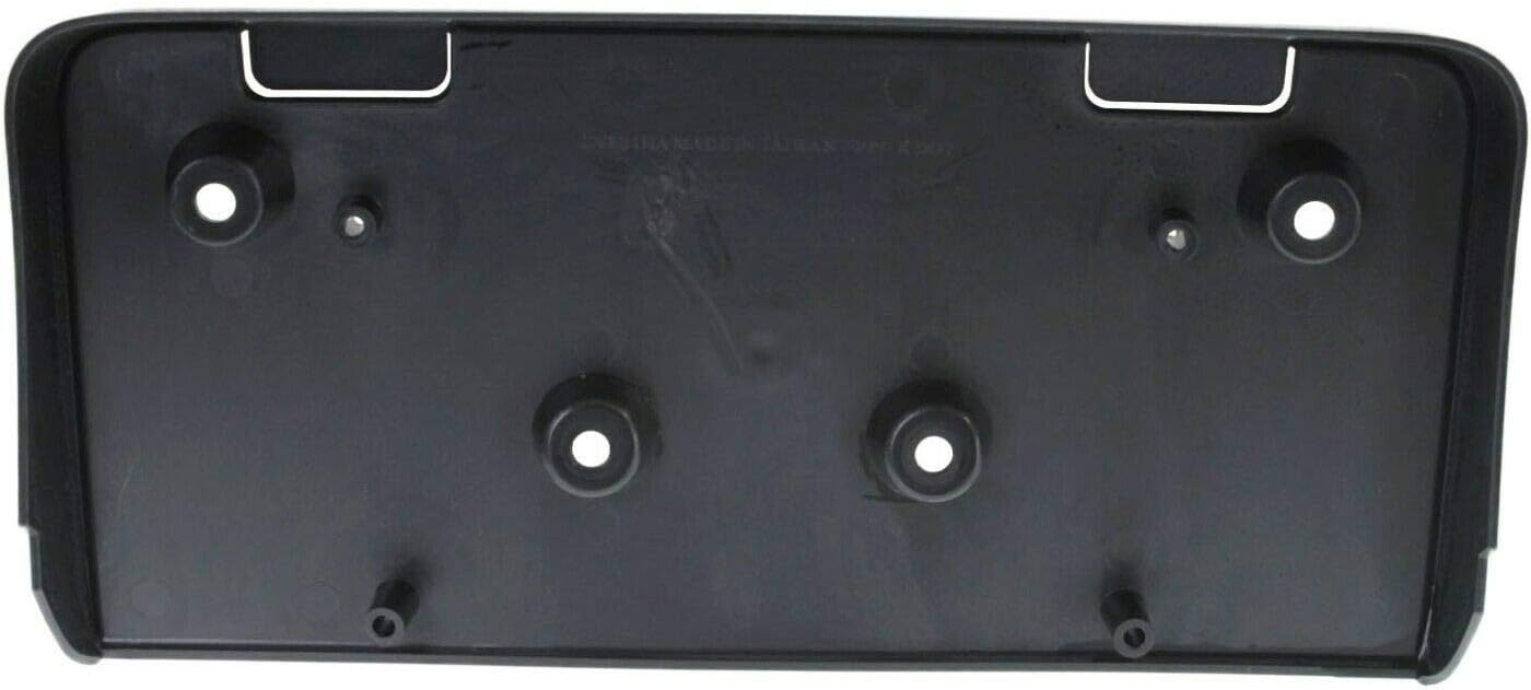 DAT AUTO PARTS Front License Plate Bracket Tag Holder Replacement for 2010-2015 Chevrolet Equinox Black Textured Made of Plastic GM1068134 25798733