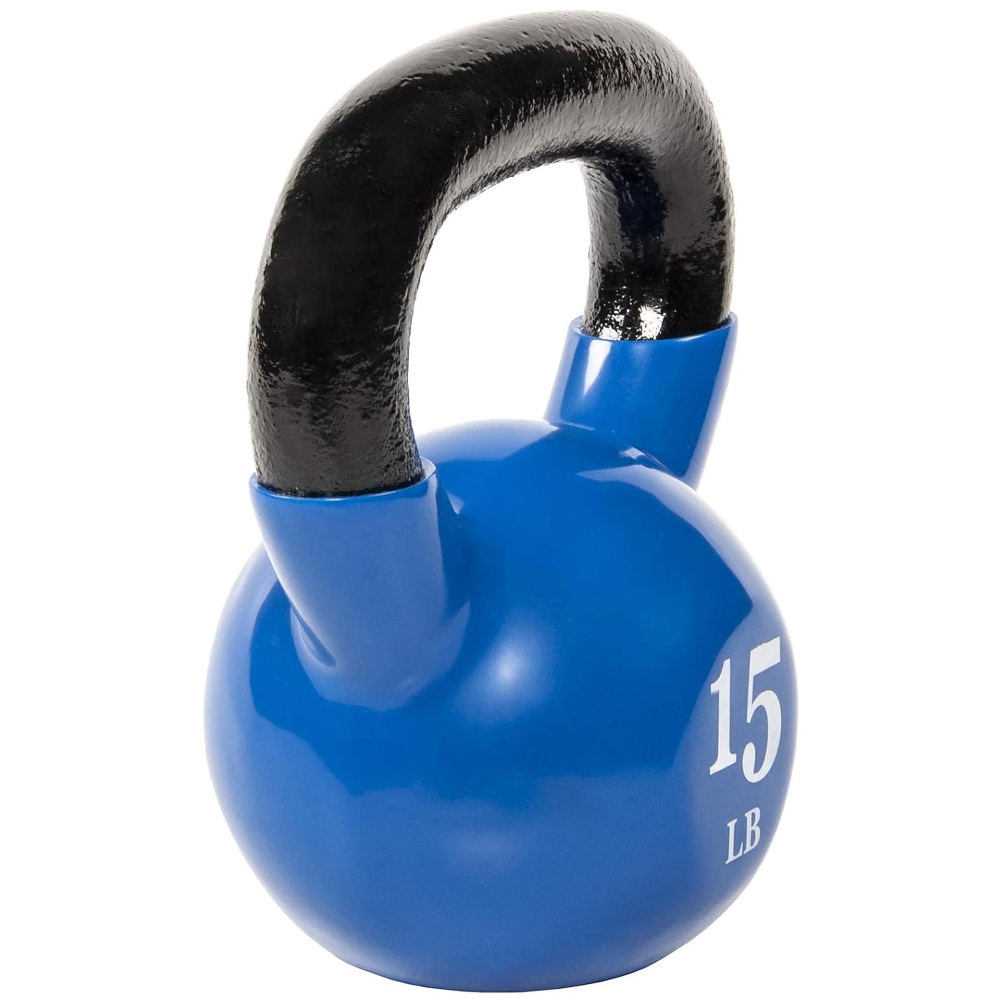 Everyday Essentials All-Purpose Color Vinyl Coated Kettlebell