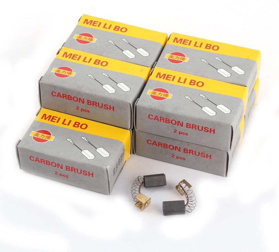 Qtqgoitem Electric Motor Brush Replacement 13mm x 6mm x 7mm