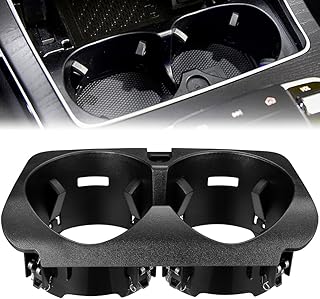 GEARMONSTER Cup Holder W205, Centre Console Cup Holder, Centre Console Cup Holder for W213, Cup Holder Suitable for Mercedes C Class E Class A2056800691, Black