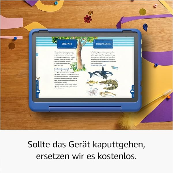 Fire HD 10 Kids Pro-Tablet (Neueste Generation), für Kinder ab dem Grundschulalter | 10-Zoll-Display, lange Akkulaufzeit, Kindersicherung und dünne Hülle | Version 2023, 32 GB, Mintgrün - 5