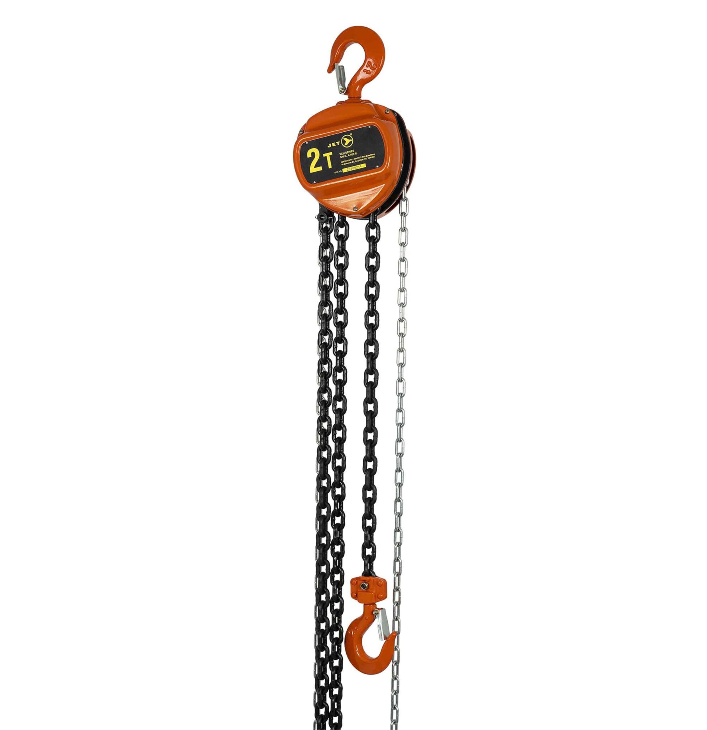 JET VCH Series Chain Hoist - Portable and Durable for Industrial