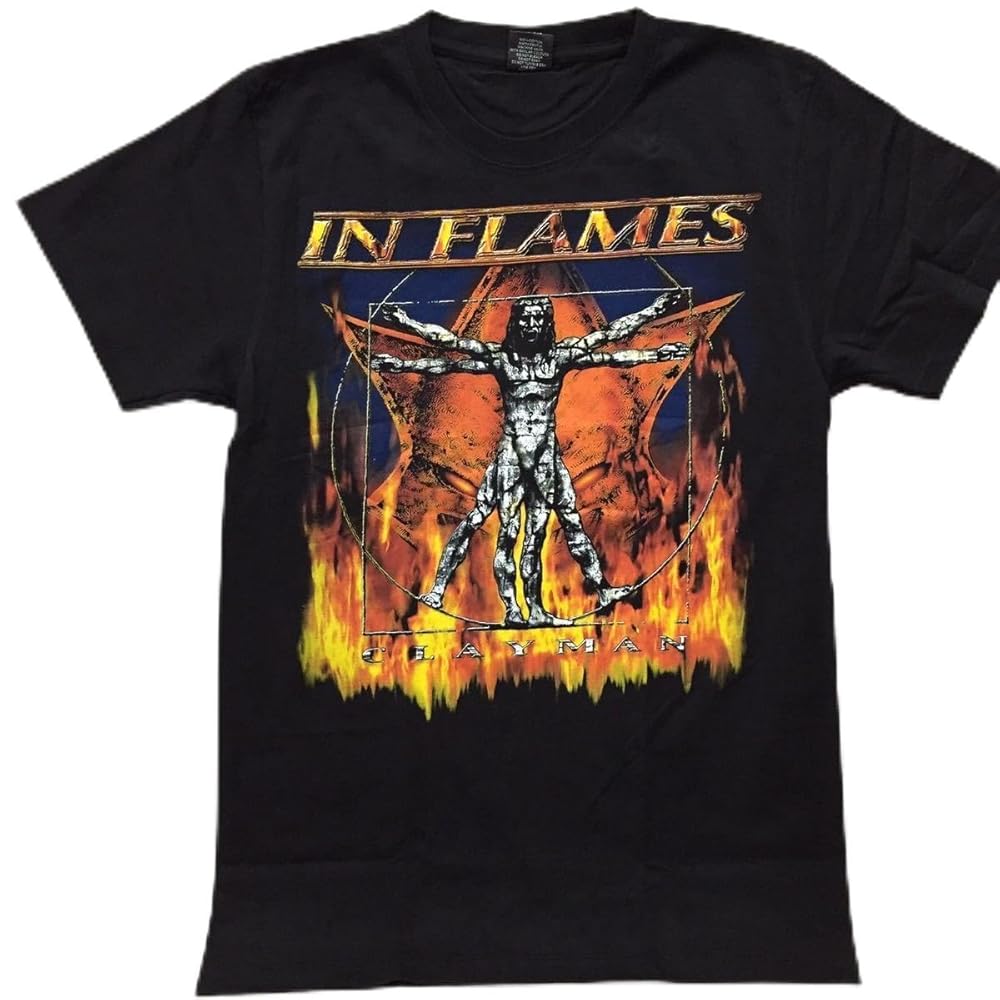 Amazon | バンドTシャツ イン フレイムス IN FLAMES L | Tシャツ