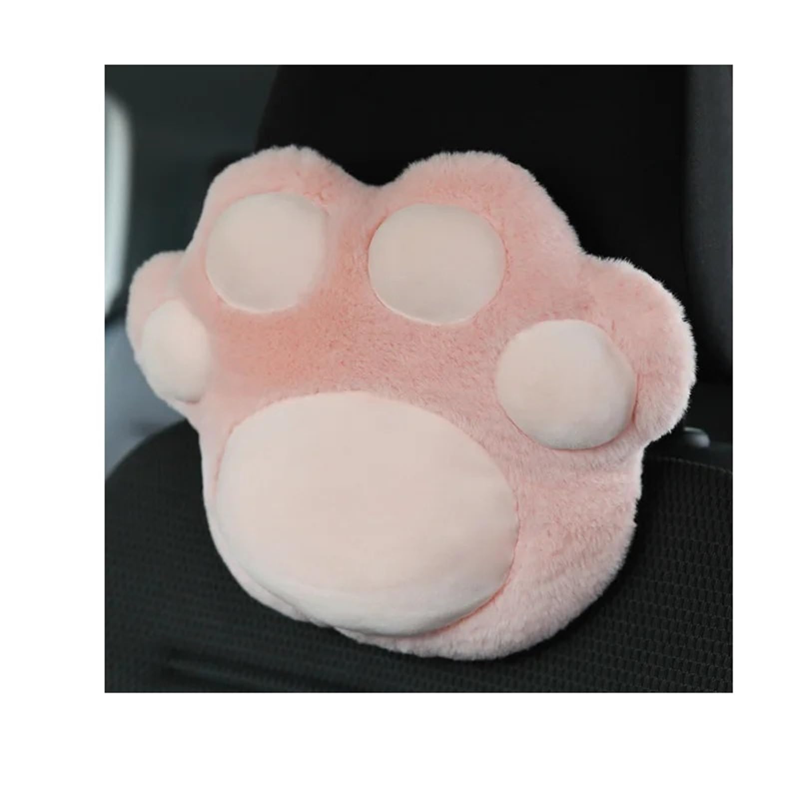 ATUMY Car Seat Pillow Car Plush Headrest Cute Cat Claws Car Neck Pillow Pillow Decorative Products Car Headrest(Headrest Pink)