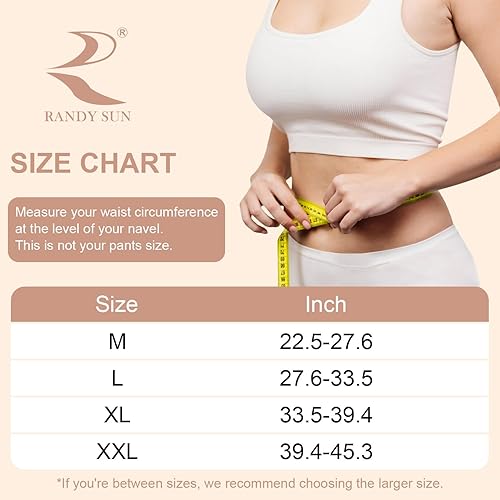 Miniatura 7 de RANDY SUN Soporte de espalda baja para mujer, ligero, de compresión, transpirable, soporte lumbar, cinturón de soporte para la cintura, envoltura