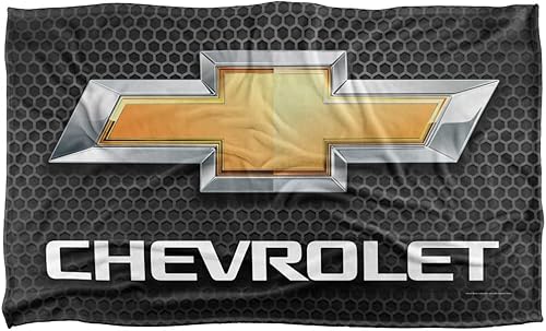 Miniatura 2 de Manta Chevy de 36 x 58 pulgadas, color cromado, tacto sedoso, súper suave