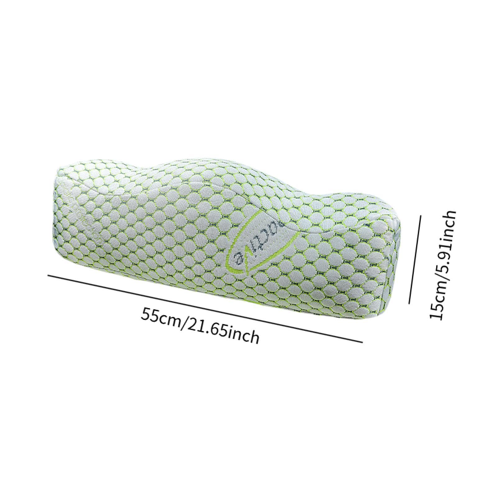 Almohada para Piernas Cojín Elevador para Reposapiés Ergonómico para Piernas Almohada Versátil de Material de Algodón Transpirable Y, Verde, Individual