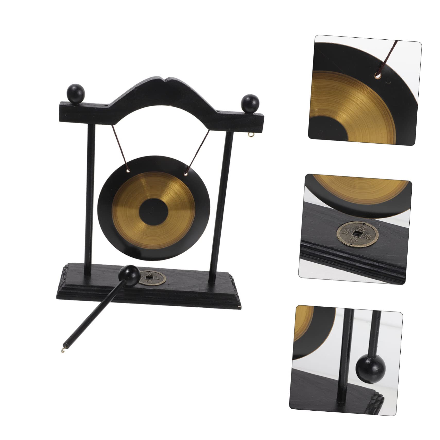 COSMEVIVI Gong Ornament Chinese Decorations Feng Shui Home Tabletop Gong Adornment Zen Decor