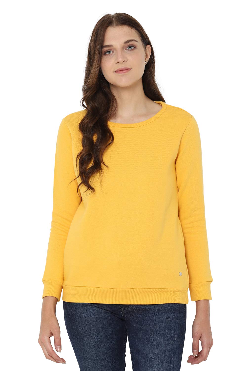 Allen Solly Women's Synthetic Round Neck Sweatshirt-picture-28