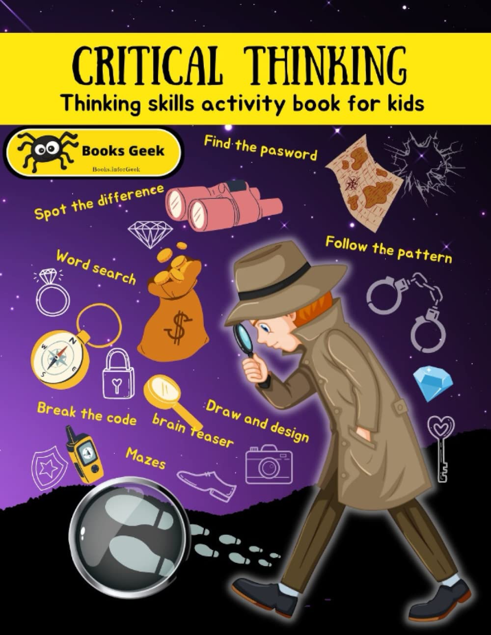 critical thinking books for kids 8-12: Thinking skills workbook and kids brain teaser book (Critical and creative thinking for kids)