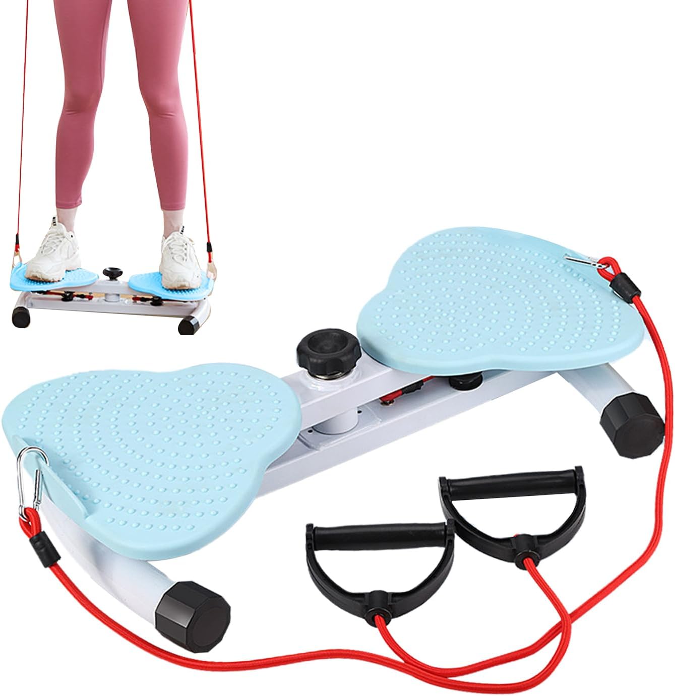 Ab Twist Board, Talia Twist Board do ćwiczeń, Talia Skręcająca Dysk Stojący Brzuch Twister Deska do ćwiczeń dla Kobiet Kobiecy masaż Stóp Utrata Masy Ciała Niebieski