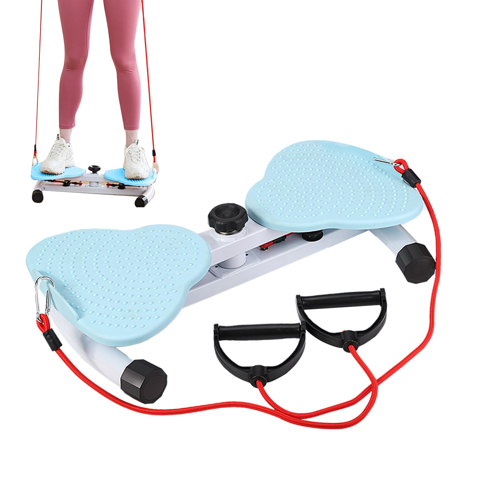 Ab Twist Board, Talia Twist Board do ćwiczeń, Talia Skręcająca Dysk Stojący Brzuch Twister Deska do ćwiczeń dla Kobiet Kobiecy masaż Stóp Utrata Masy Ciała Niebieski