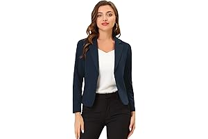 Allegra K Women's Slim Fit Office Work Blazer