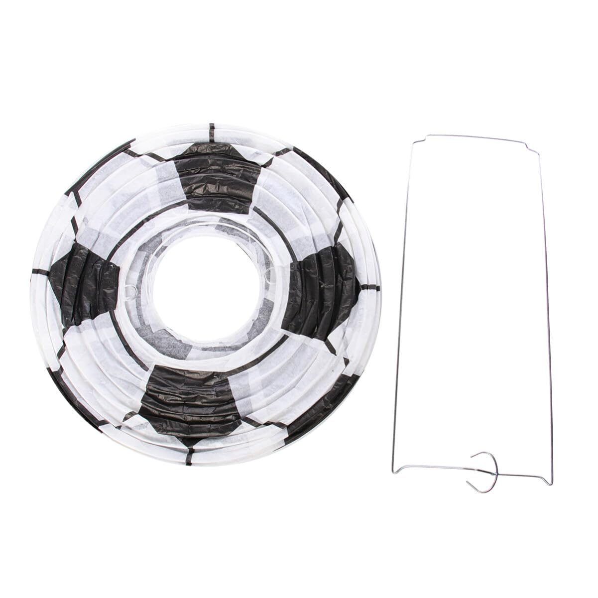 Lanternes Papier Football Lot De 2 - Décoration Fête Enfant - DIY à Assembler - Pour Chambre, Classe, Anniversaire - 13