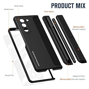 ケース Galaxy Z Fold5/W24,強化ガラス 磁気ヒンジ 完全な保護 Amazon.co.jp: Galaxy Z Fold5 / W24携帯360度の完全な保護