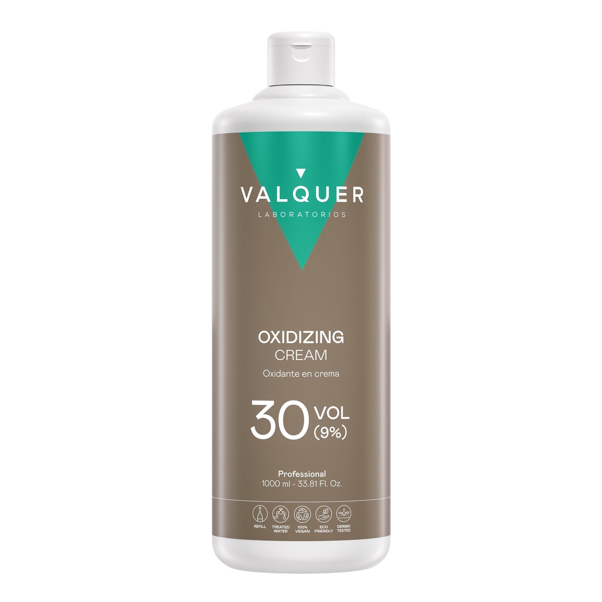 VALQUER Agua Oxigenada en Crema Estabilizada 20 Volúmenes 6% | Oxidante para Coloración Capilar Permanente y Decoloración | Vegano con Ingredientes de Origen Natural | Profesional | 1 L — view 9