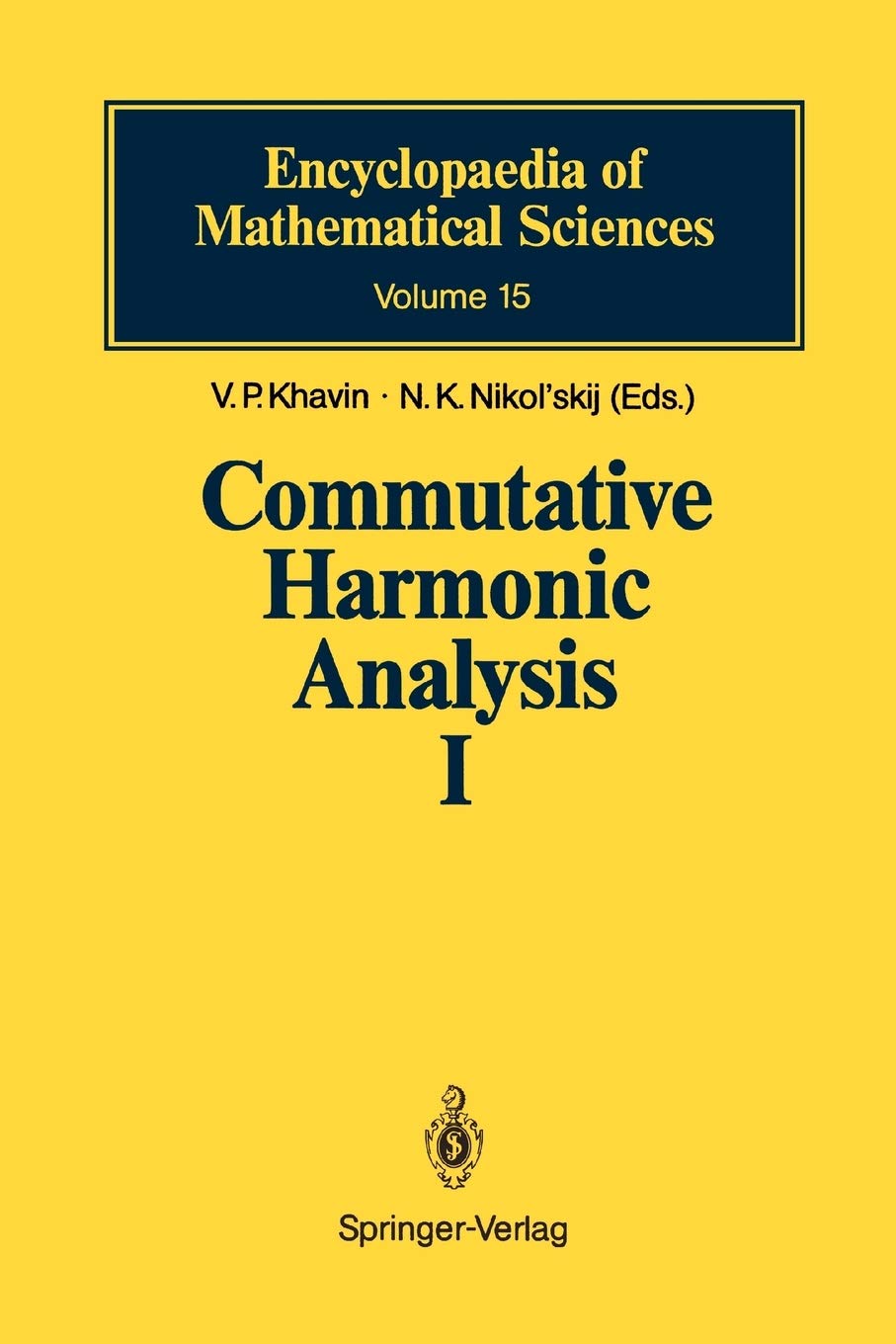 Commutative Harmonic Analysis I: General Survey. Classical Aspects