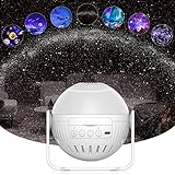 KISTRA Galaxy Projector Star Projector Planetarium Projector Night Light 7 in 1 Projection, Galaxy...