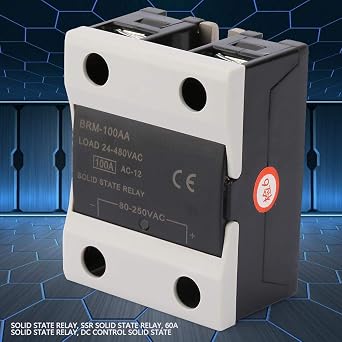 Solid State Relay, BRM-100AA 60A/80A/100A/120A 24-480V AC SSR Relay Solid State Relay Module (BRM-100AA)
