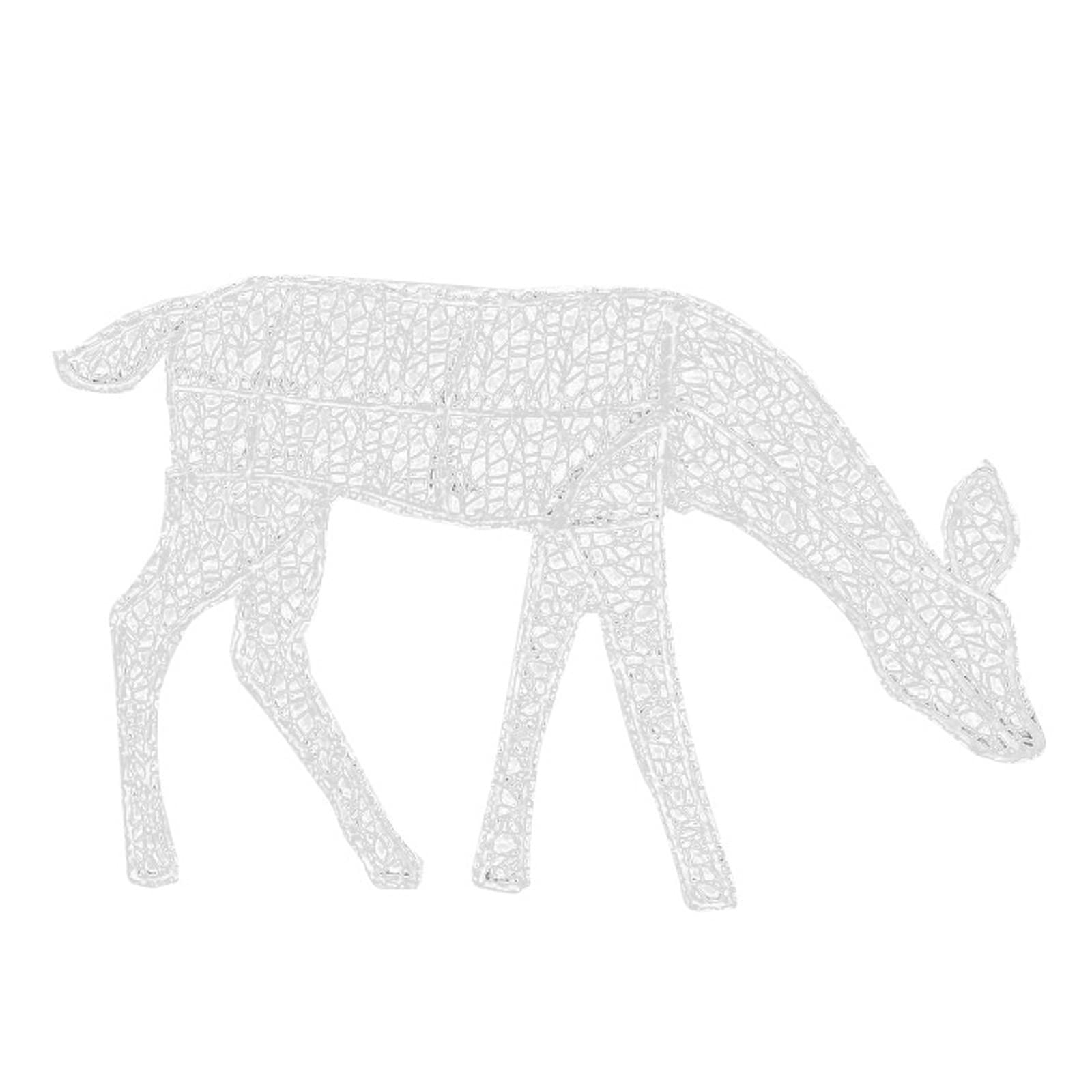Upgraded Christmas Reindeers Light Up Deer Deocrations Cute Deer Decor for Outdoor Garden Yard Small / / Large Light Up Figure Christmas Garden Decorations Small / / Large Gift Suitable for Yard