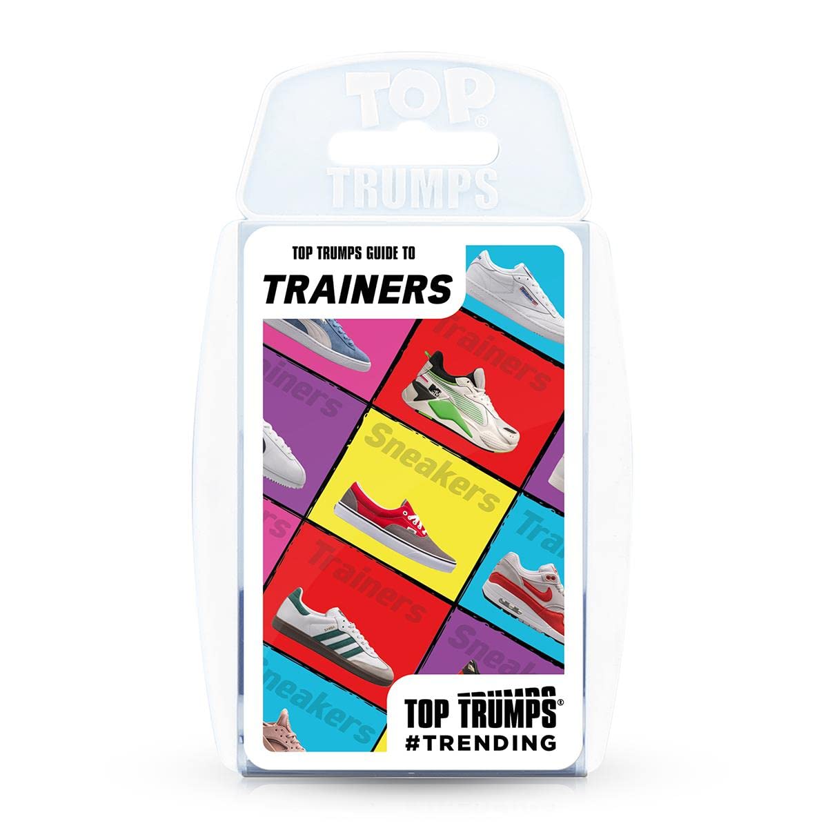 Top Trumps – Guide to Trainers Card Game | 30 Iconic Sneakers & Trainer Trends | Educational Fun for Kids & Adults (Ages 6+) | Travel-Friendly Game