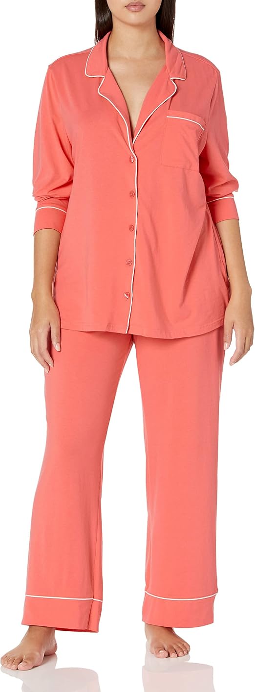 peach pajamas plus size
