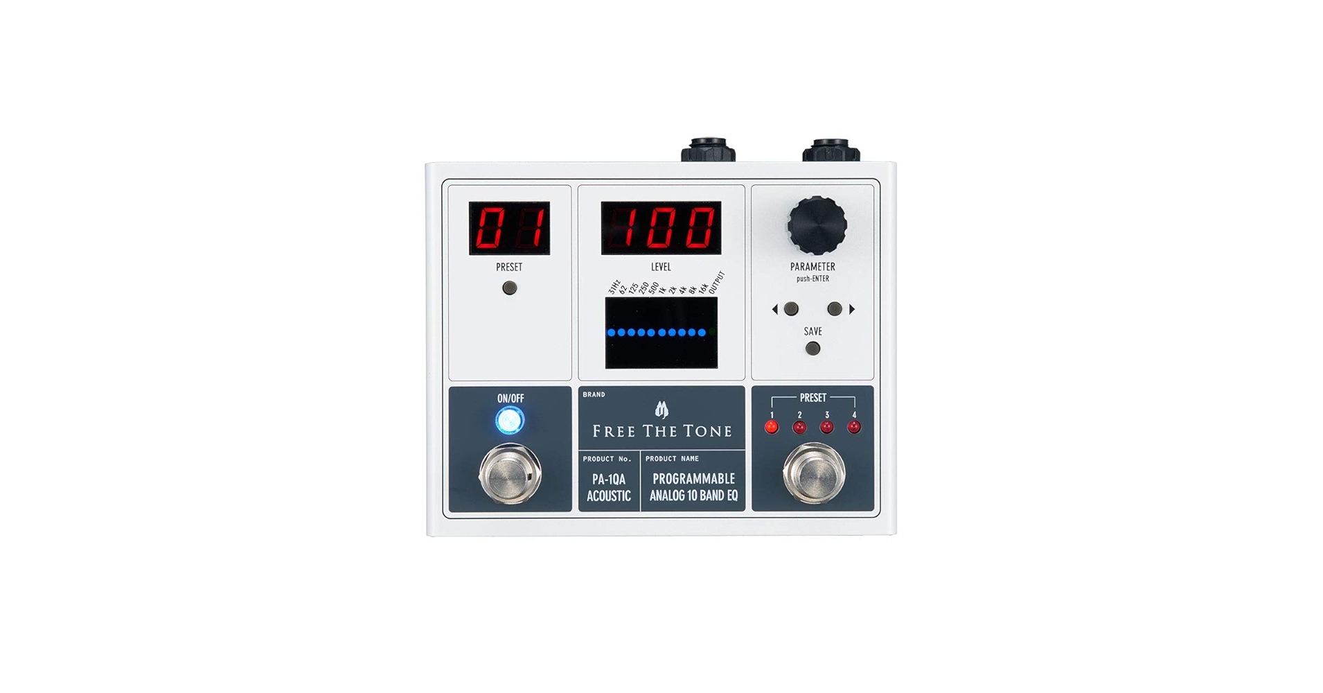 Amazon | Free The Tone PA-1QA PROGRAMMABLE ANALOG 10 BAND EQ