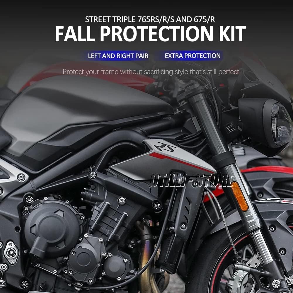 Frame Sliders Crash Protector for Street Triple 675R 675 R Motorcycle Accessories Falling Protection 765RS 765R 765S 765 R S RS