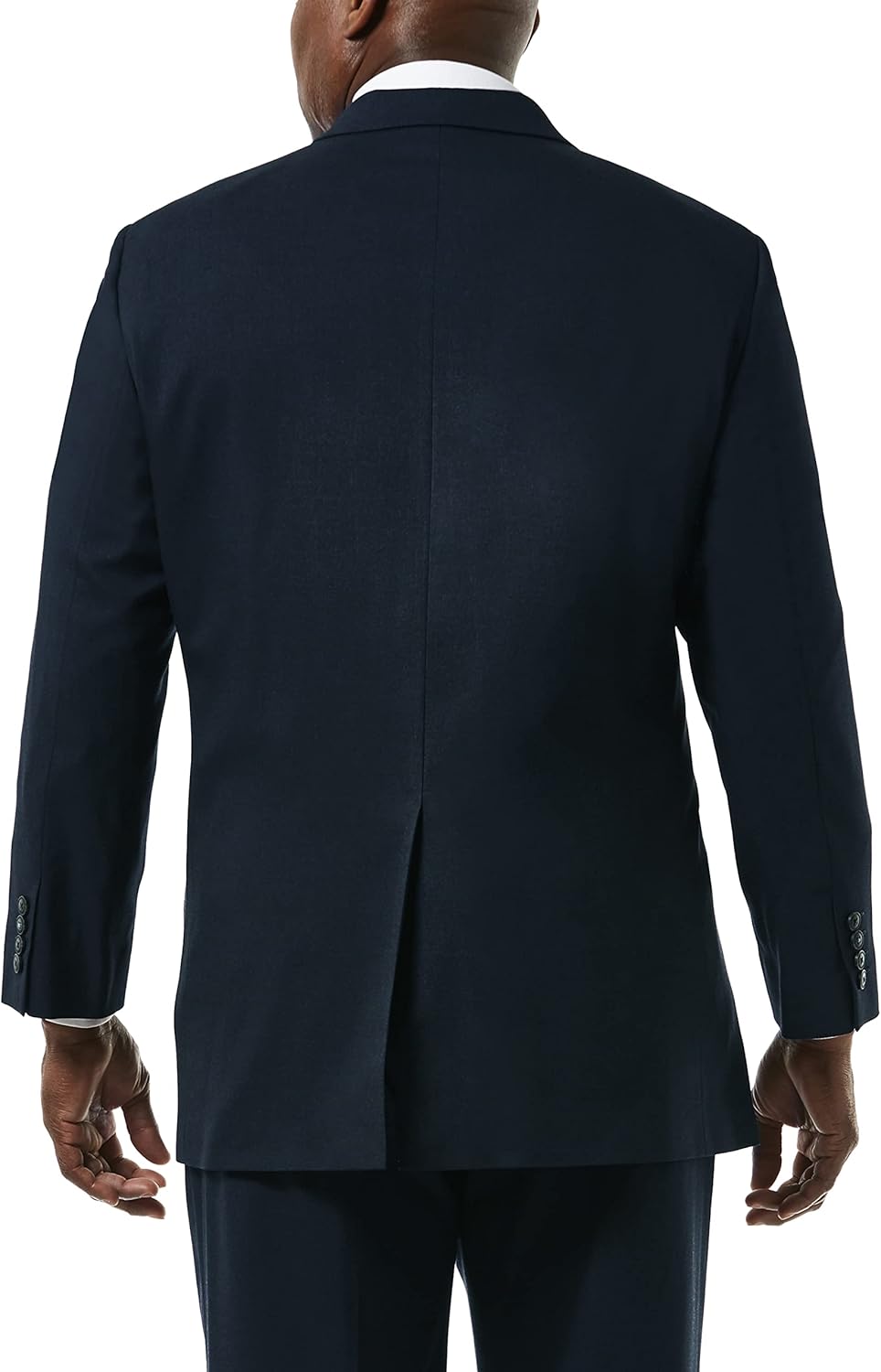 haggar men's jmh premium stretch classic fit big & tall suit separates - pants & jackets dark navy 52 tall suit jacket
