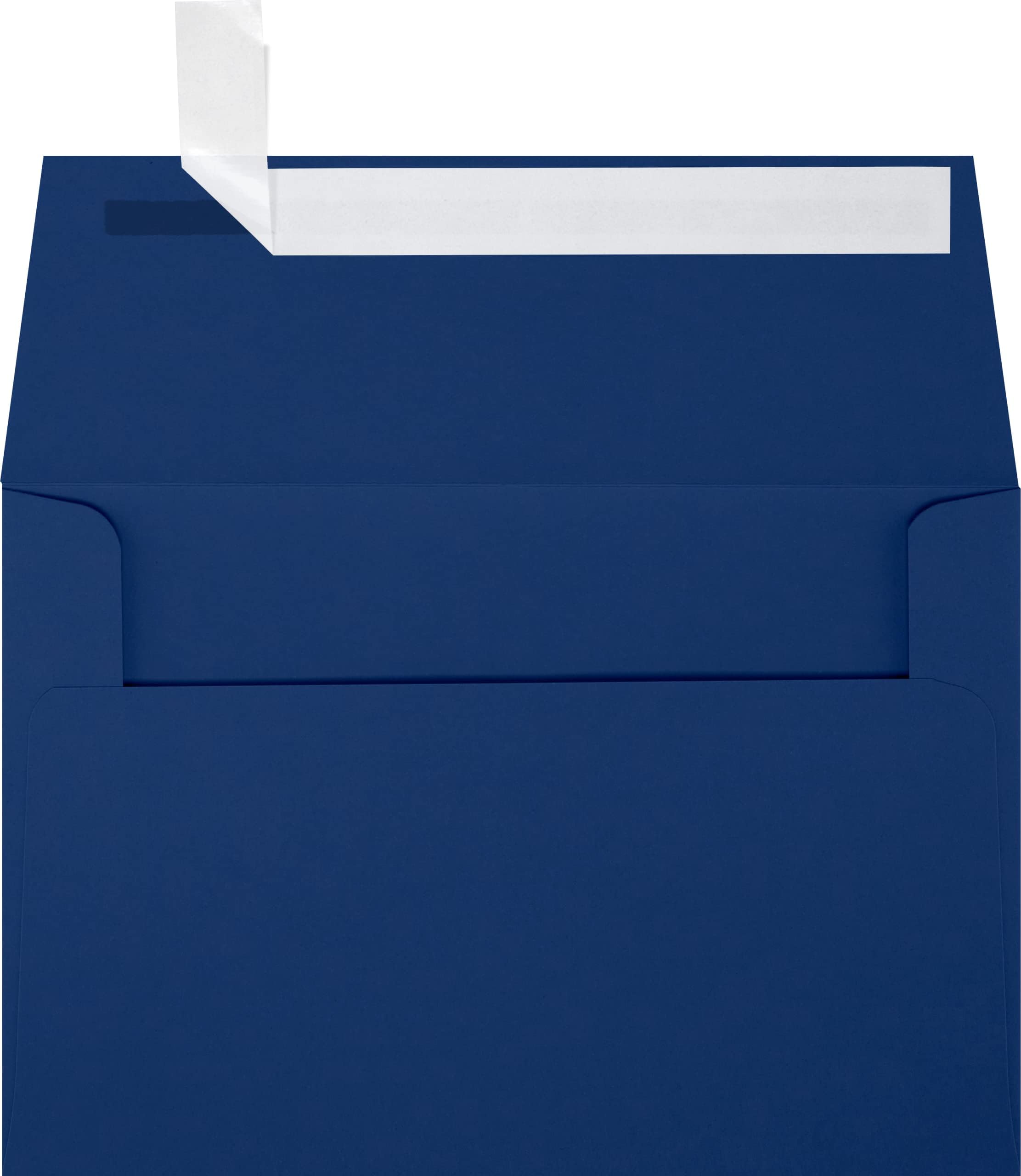 LUXPaper A4 Invitation Envelopes | Peel & Press | 4 1/4" x 6 1/4" | Navy Blue | 80lb. Text | 50 Qty