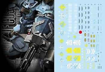 MG 1/100 ジェスタキャノン　ケンプファー　グフカスタム　デカール0080 MG 1/100 ジェスタキャノン ケンプファー グフカスタム デカール0080