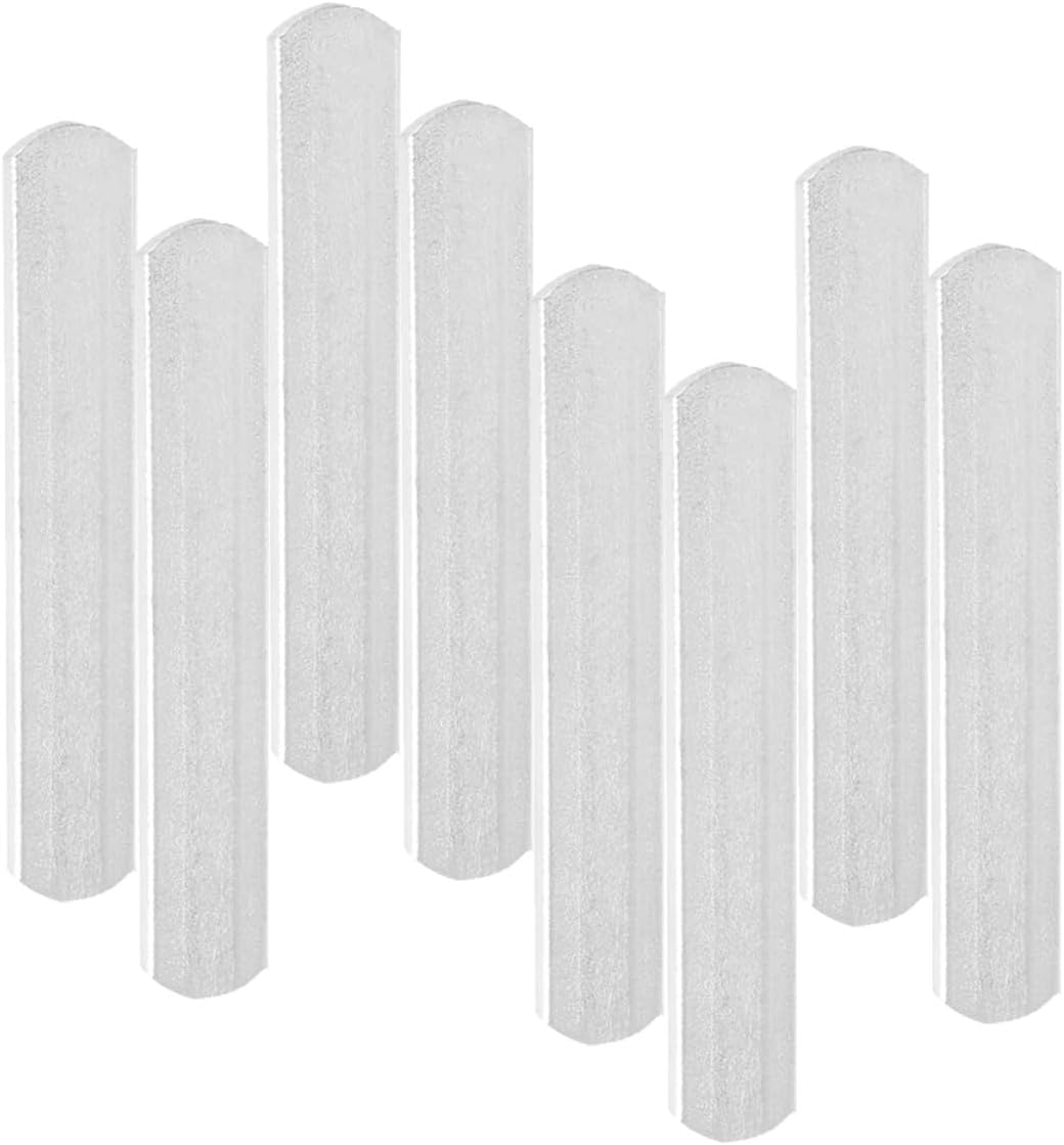 PRETYZOOM 8pcs Fitness Steel Plates for Weighted Vest and Leg Straps Rustproof Bodybuilding Weight Plates for Strength Training and Running Silver