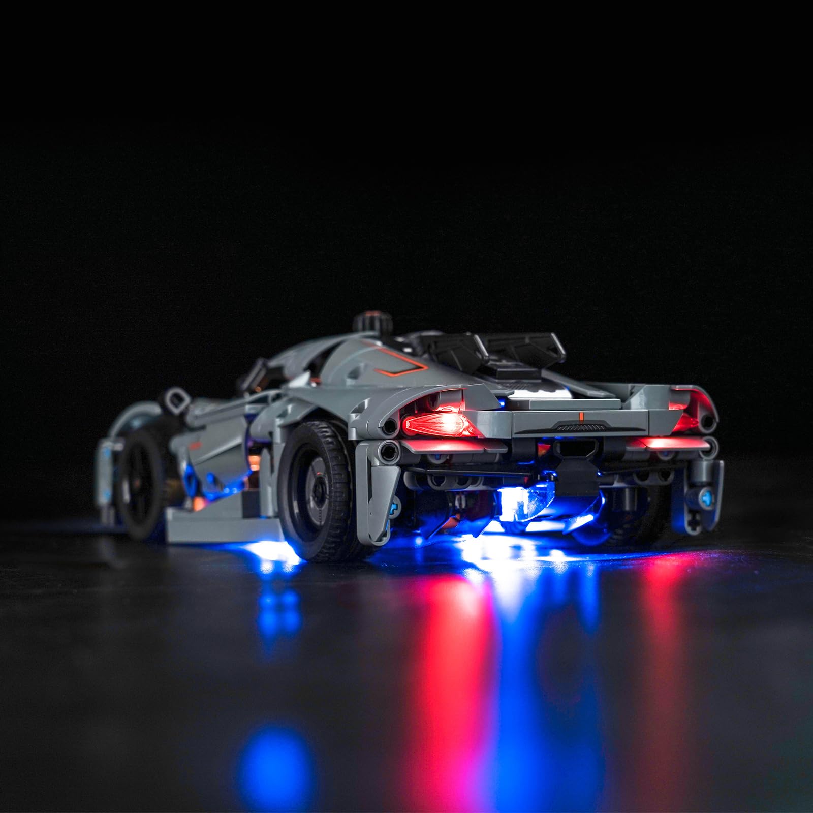 Light Kit Compatible with Lego Technic Koenigsegg Jesko Absolut Grey Hypercar (No Model) - Image 3